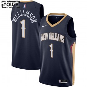 Dres New Orleans Pelicans Zion Williamson 1 2020-21 Nike Icon Edition Swingman - Dječji